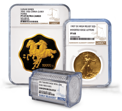 Münzständer Für PCGS & NGC-Platten, 10 Stück, Weiß – Halter Für Zertifizierte Münzen